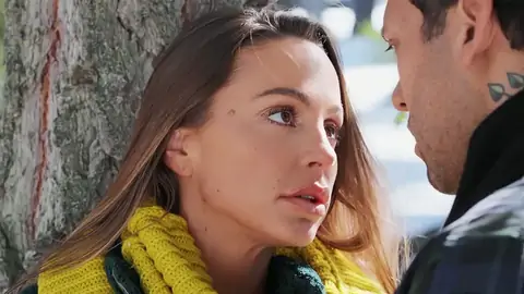 Abigail Mac is completely naked while in the woods