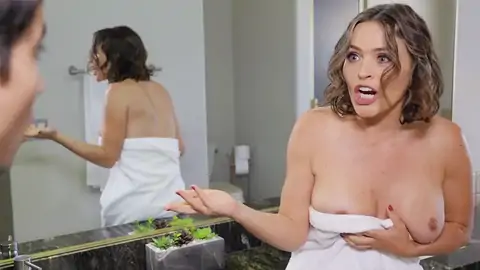 Stepson is finger-tickling the MUMMY's snatch under the table