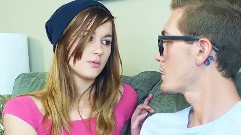 The light-haired nubile is measuring the cum-pump of her bf