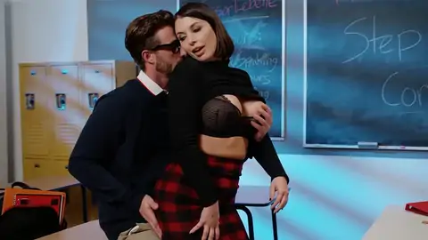 Ultra-kinky professor has nail-a-thon in the standing rear end-fashion stance